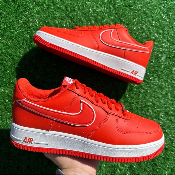 Nike Air Force 1 ‘07 Picante Red / White - Picture 3 of 13